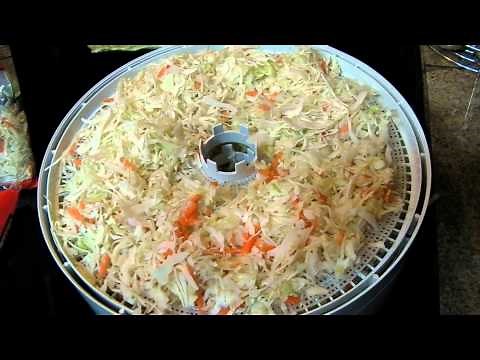 How to dehydrate Coleslaw Cabbage Mix