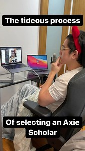 AXIE SCHOLARSHIP - WHY IT TAKES TIME FOR US TO DECIDE? “Kami lang ata ang manager na tumatawag at nagiinterview…” 1. Processing applicants - We value your time and your efforts. Kaya as much as possible gusto namin iprocess lahat. An estimated of 2100 applications have been read, acknowledged, and replied to already. 2. Interviews - A total of 450 applicants have been called for further inquiries. 3. Return of Investment - At the end of the day, we are still growing and we want to make sure that