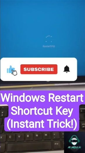 Windows Restart Shortcut Key (Instant Trick!) #shortsfeed #shorts ‪@armediaajofficial296‬