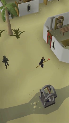 Fighting Man and making Bananas at Al Kharid - Old School Runescape