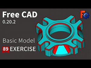 FreeCAD Tutorial for beginners,basic model exercise-