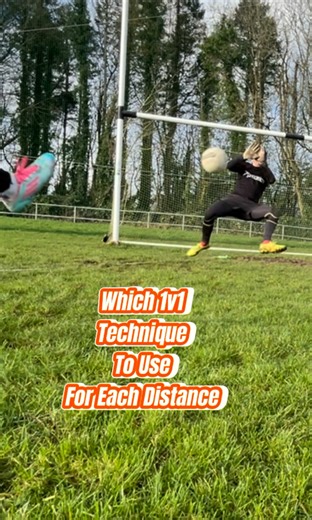 Goalkeepers which 1v1 saving/blocking technique for which situation? 🧠🧤 1v1’s in Gaelic goalkeeping is not a guessing game—it’s a science. Just maths and physics. 🧪 In this video, I break down the geometry of the 1v1 at various distances: 📐 The 1:2 Ratio (5m Mark): How standing at 50% depth creates the perfect sweetspot to have the goal covered with time to react (and lets me cover a handpass across the goal) 🛡️ The Trap Zone (2m Mark): Moving from reaction to closing down, trapping or beco