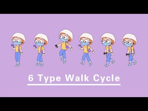 6 Type Walk Cycle