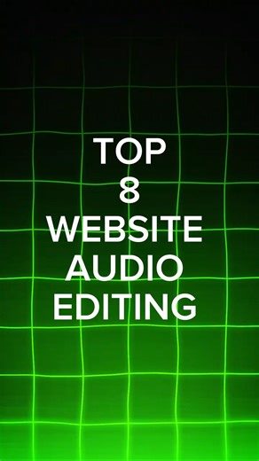 Top 8 Website Audio editing #audio #website #voice #editing #free