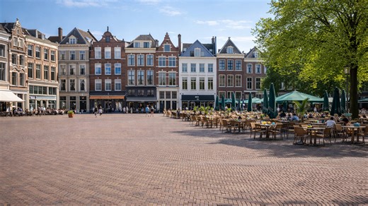 Une promenade matinale dans le vieux centre de La Haye