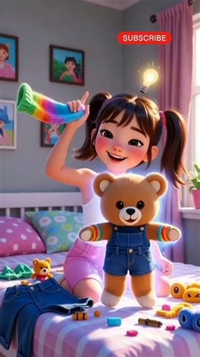 😲 Old Clothes Turn Toys into Fashion Models 👗🧸 | Funny AI Animation #ToyFashion​ #AIVideo​ #Funny​