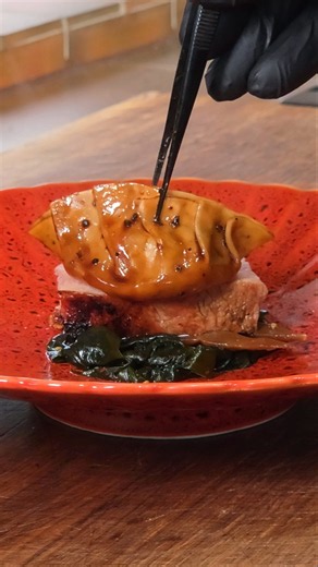 Most people trim the best parts away. I turn them into truffle-glazed gyoza.