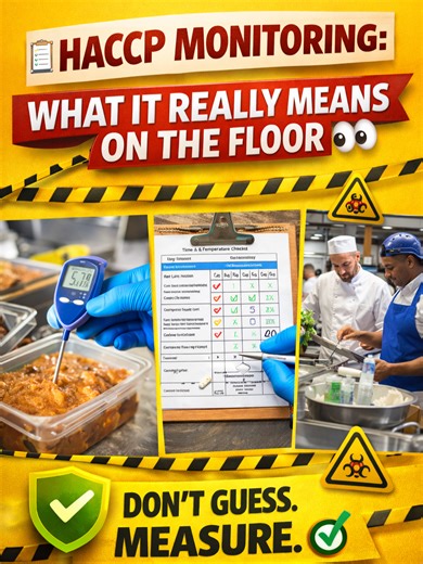 Understanding HACCP Monitoring for Food Safety