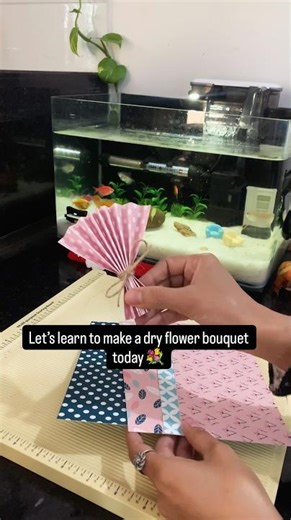 Tutorial for dry flower bouquet | valentine gift idea ♥️ #90skidvibes