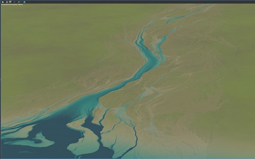 WorldMachine制作河流冲刷效果