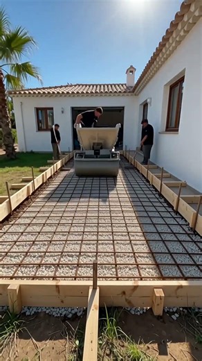 Watch Concrete Flow Toward You… Satisfying Build | AI