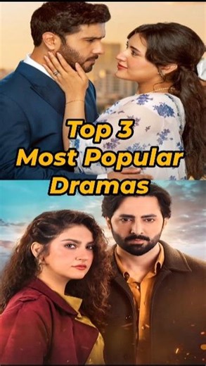 😱Top 3 Ongoing Most Popular Pakistani Dramas #hamrahi #pakistanidrama #shaidai #ferozekhan #drama