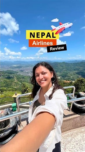 Nepal Airlines surprised me | Reviewing my flight from India to Nepal | Delhi to Kathmandu #shorts