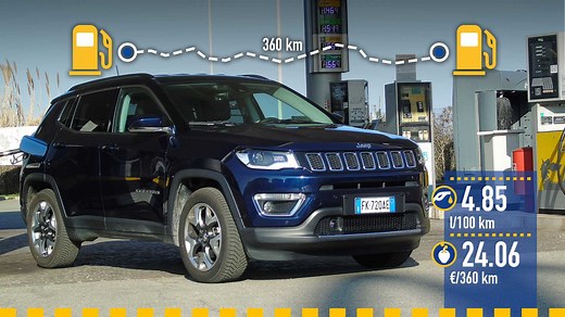 Jeep Compass 1.6 Diesel, le test de consommation réelle