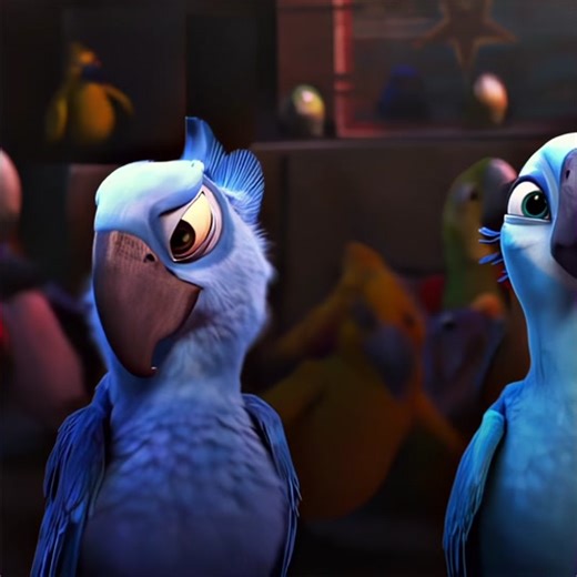 Colorful Birds Singing Scene from Rio and Rio 2
