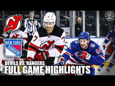 New Jersey Devils vs. New York Rangers | Full Game Highlights | NHL on ESPN
