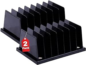 1InTheOffice Desk Step Sorter - 7 Compartments (2 pack)