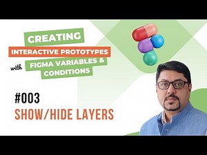 How to show and hide layers in less than 1 Minute | Using Booleans in Figma| By Learn with Tridib