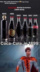 Why did they change the 1899 Coca-Cola bottle design? 😭 #cocacola