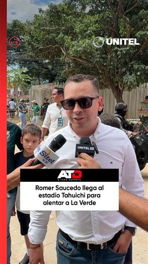 El presidente del Tribunal Supremo de Justicia, Romer Saucedo, es una de las autoridades que llegó al estadio Tahuichi para el partido entre Bolivia y México. #Unitel #ATodoDeporte #Amistoso #Bolivia #México | UNITEL