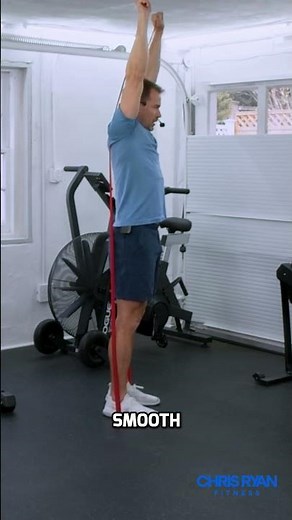 Build Stronger Triceps and Posture with Standing Overhead Band Extensions! 💪
