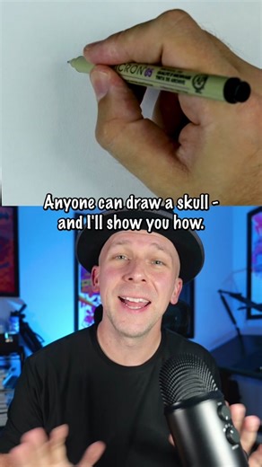 Step-by-Step Guide on Drawing a Skull in 3/4 View