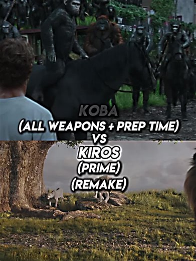 Koba (All Weapons and Prep Time) Vs Kiros | koba walk