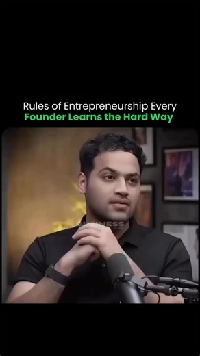 Business Story by DOC on Instagram: "1️⃣ Start before you’re ready. 2️⃣ Fail fast, learn faster. 3️⃣ Build a team, not followers. 4️⃣ Focus on solving problems, not making money. 5️⃣ Stay consistent — even when no one’s watching. 💡 Entrepreneurship isn’t luck. It’s discipline, risk & belief. Follow @BusinessbyDOC for more business lessons & startup motivation 🚀 #EntrepreneurMindset #BusinessRules #StartupIndia #SuccessMindset #BusinessGrowth #HustleStory #StartupLessons #Business