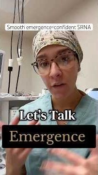 Anesthesia Emergence Step-by-Step for SRNAs & New CRNAs 🙌 #anesthesia #srna #education #crnaschool