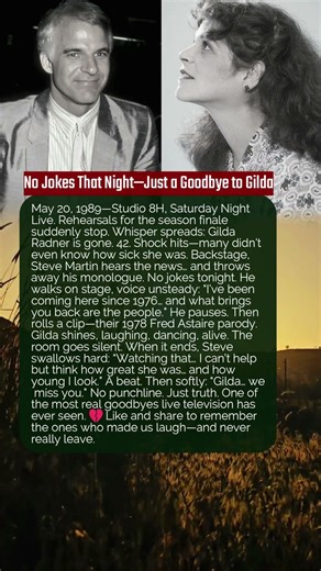 No Jokes That Night—Just a Goodbye to Gilda