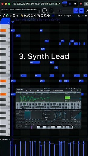 How to make hard synth rage beats in 2026 #flstudio #producer #tutorial