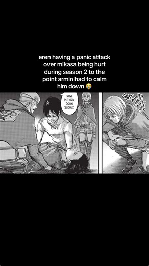 even tho we never got chapter 51 of aot animated we still have this stageplay voiced by original VA’s. also codependent eren 👀👀👀👀👀👀 #eremika #eren #mikasa #attackontitan #shingekinokyojinseason4