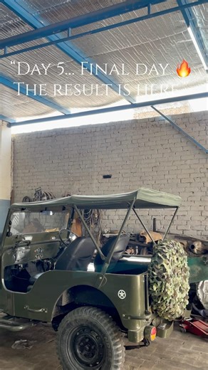 CJ3B Jeep Transformation, Willys Jeep Restoration, jeep build india