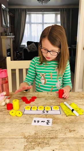 1.1M views · 61K reactions | If you’re looking for ways to support children at school and/or facilitate their learning at home, take a look at this hands on method of finding fractions of amounts. It’s clear, concise and the stackable Number Stacks counters make for a tidy work space too! More info at numberstacks.co.uk/schools Or for international sales visit www.numberstacks.co.uk/international-sales | Number Stacks | Facebook