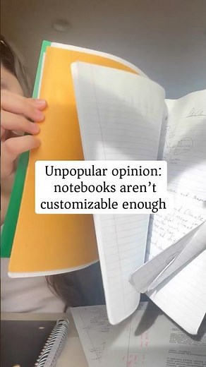 How I organize my notes with a smart ring binder system #studytips #organization