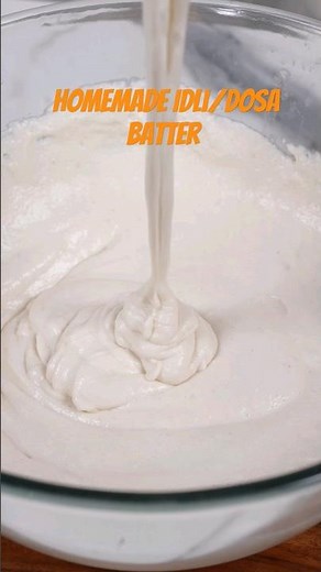 Secret for Fluffy Idlis & Crispy Dosas | How To Make Idli & Dosa Batter At Home | SaltInAll #Shorts