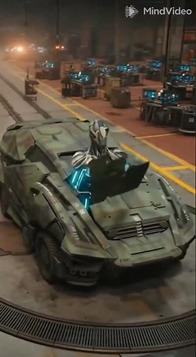 Armored Tank Transformation | Robot Emerges | No Sound