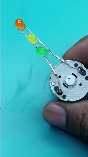 Running light without Arduino#arduinoproject #science #led