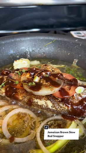 Delicious Jamaican Brown Stew Red Snapper Recipe