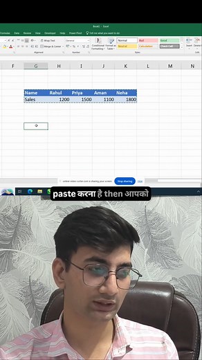 Convert Horizontal Data to Vertical in Excel |#excel #firstshortvideo #exceltips #spreadsheets