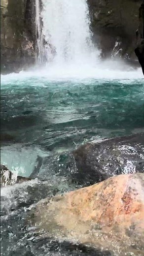 Raw power of falling water 💧 #nature #waterfall #earth