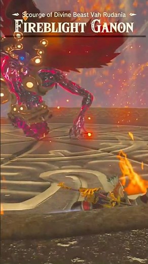 Breath Of The Wild: Fireblight Ganon - Boss Fight Gameplay!