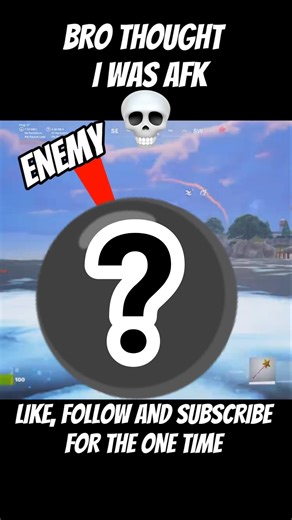 BRO THOUGHT I WAS AFK 💀😭 #fortnite #fortnitefunny #fortnitememes #gaming