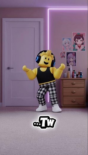 Roblox Noob Dancing at Home 🏠🎧 | Cozy Vibes