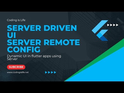 Server Driven UI | Server Remote Config | Dynamic UI in flutter apps using Server