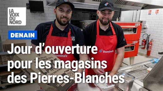 Denain : jour d'ouverture pour les magasins des Pierres-Blanches