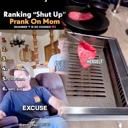 Ranking "Shut Up" Prank On Mom