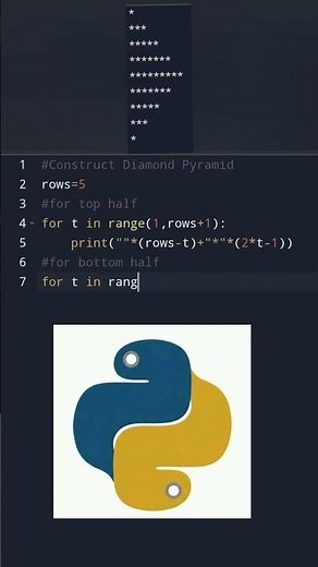 Pyramid in Python #python #foreveryone
