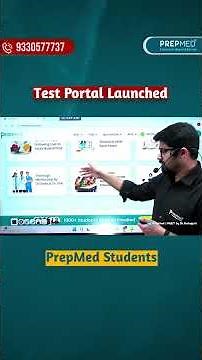 Game Changer for PrepMed Students 🔥 | Test Portal is LIVE!