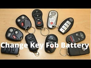 How to Replace Install Batteries In A Key Fob